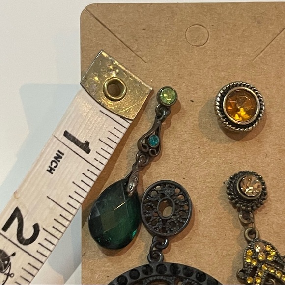 Vintage Boho Mismatch Earrings - Picture 3 of 8
